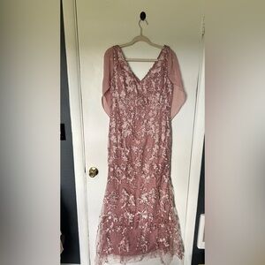 Blush Pink Lace Dress